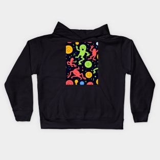 Weird Aliens - Graffiti Abstract Art Kids Hoodie